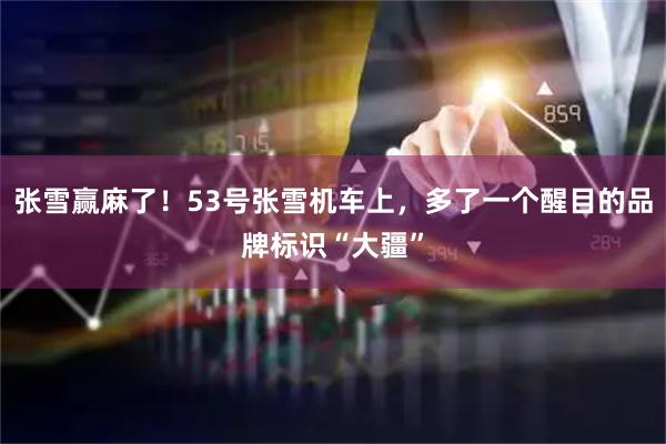 张雪赢麻了！53号张雪机车上，多了一个醒目的品牌标识“大疆”